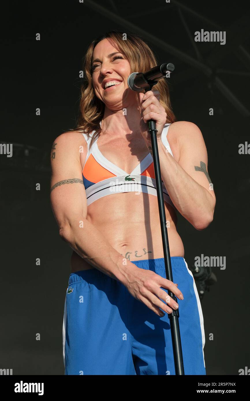 Melanie C, Mel C, qui se produit au Wychwood Festival, Cheltenham, Royaume-Uni. 4 juin 2023 Banque D'Images Melanie C, Mel C, qui se produit au Wychwood Festival, Cheltenham, Royaume-Uni. 4 juin 2023 Banque D'Images