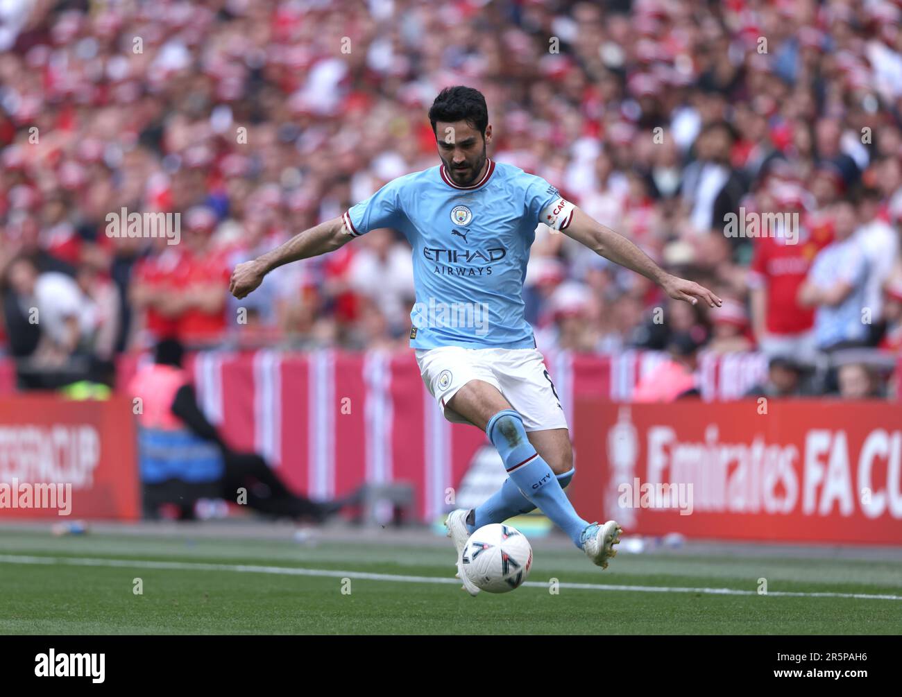 Londres, Royaume-Uni. 03rd juin 2023. Ilkay Gundogan (MC) à la finale de la coupe Emirates FA Manchester City / Manchester United au stade Wembley, Londres, Royaume-Uni, le 3rd juin 2023. Crédit : Paul Marriott/Alay Live News Banque D'Images