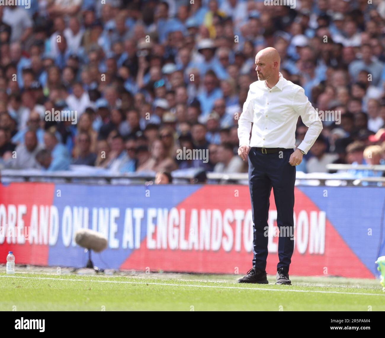 Londres, Royaume-Uni. 03rd juin 2023. Erik Ten Hag (Manager de Man Utd) à la finale de la coupe Emirates FA Manchester City et Manchester United au stade Wembley, Londres, Royaume-Uni, le 3rd juin 2023. Crédit : Paul Marriott/Alay Live News Banque D'Images