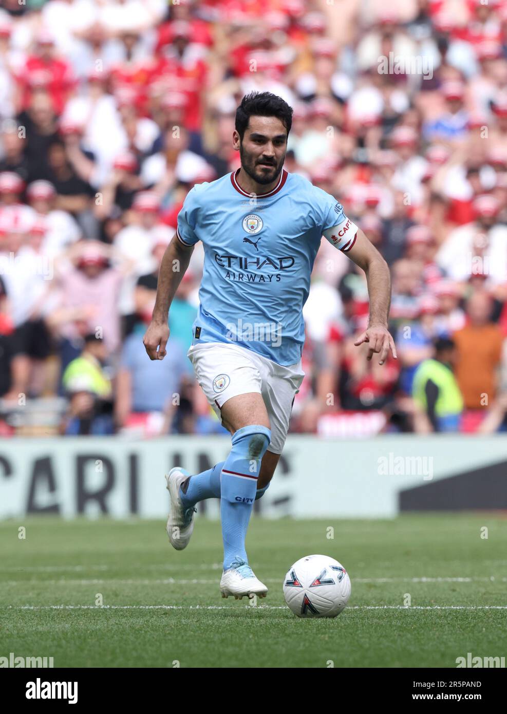 Londres, Royaume-Uni. 03rd juin 2023. Ilkay Gundogan (MC) à la finale de la coupe Emirates FA Manchester City / Manchester United au stade Wembley, Londres, Royaume-Uni, le 3rd juin 2023. Crédit : Paul Marriott/Alay Live News Banque D'Images