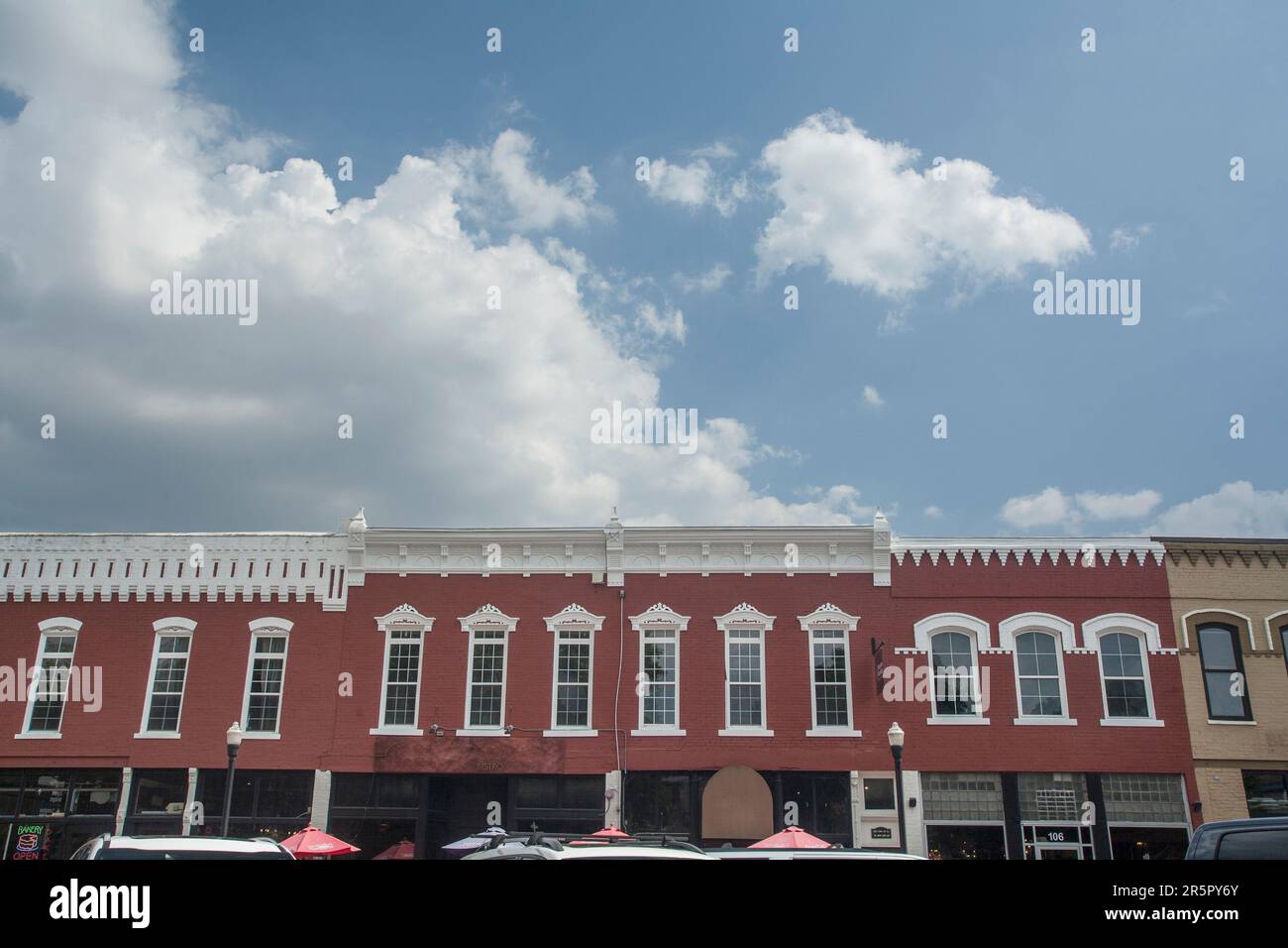 Centre-ville de Bentonville, Arkansas. Banque D'Images