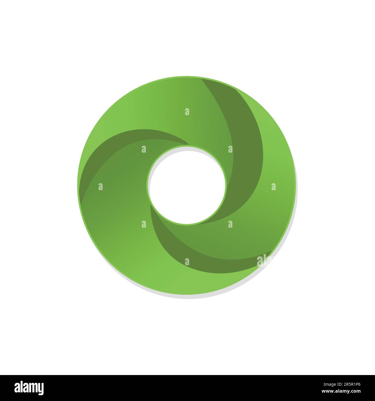 Logo abstrait Modern Circle. Modèle vectoriel d'icône de symbole Illustration de Vecteur