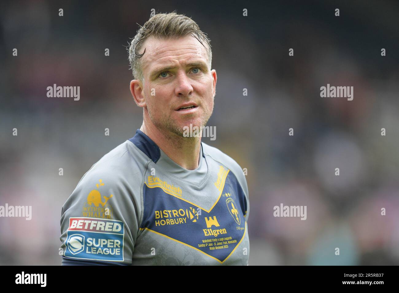 Newcastle, Angleterre - 4th juin 2023 - Matty Ashurst de Wakefield Trinity. Rugby League Magic Weekend, Wakefield Trinity vs Leigh Leopards à St James Park, Newcastle, Royaume-Uni Banque D'Images