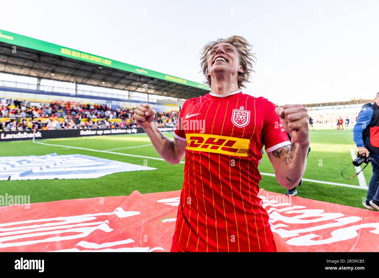 Farum, Danemark. 04th juin 2023. Mads Bidstrup du FC Nordsjaelland vu après le match Superliga de 3F entre le FC Nordsjaelland et Viborg FF à droite de Dream Park à Farum. (Crédit photo : Gonzales photo/Alamy Live News Banque D'Images