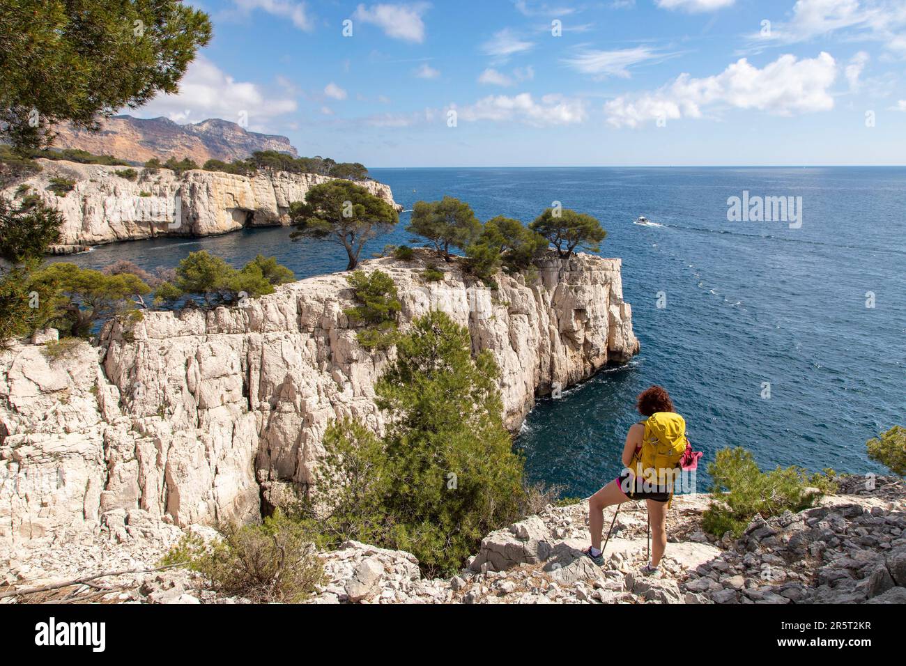 France, Bouches du Rhône, Cassis, Parc National des Calanques ...