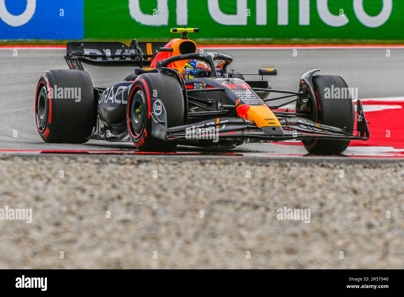 SERGIO PEREZ (11) du Mexique et Red Bull Racing pendant la COURSE DE FORMULE 1 du Grand Prix d'Espagne F1 au circuit de Barcelone à Montmelo, Espagne sur 04 juin 2023 (photo: Alvaro Sanchez/Cordo Press/Sipa USA) Credit: SIPA US/Alay Live News Banque D'Images