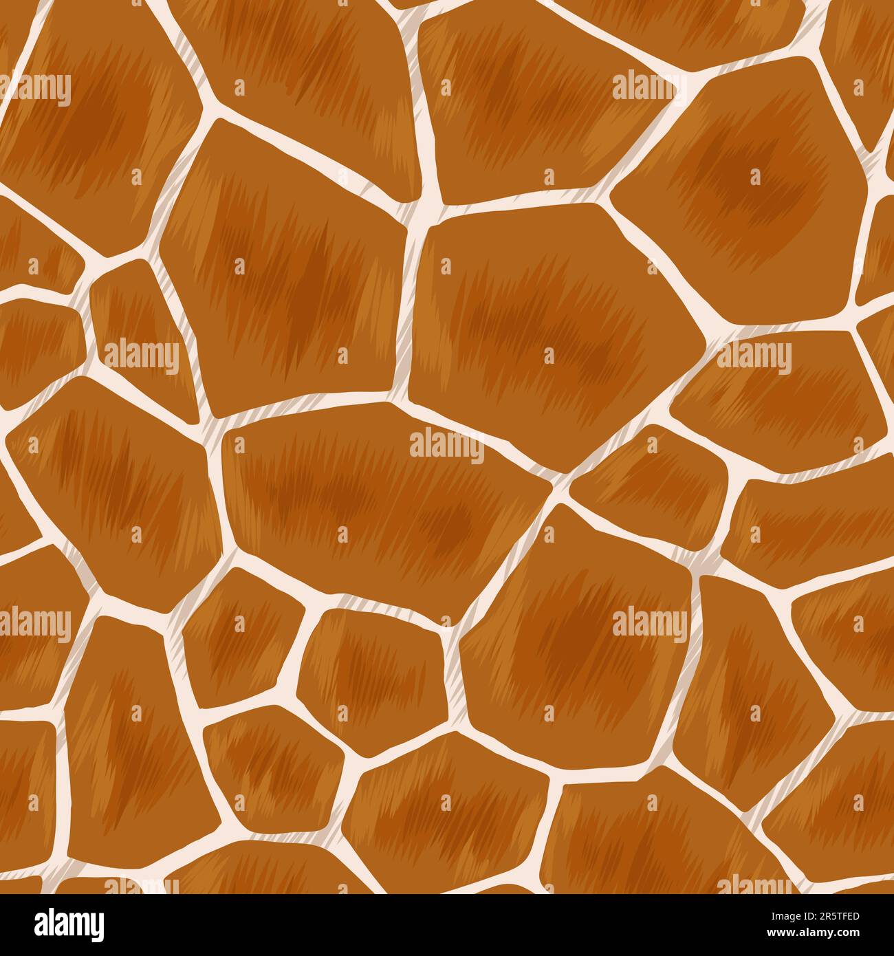 Motif peau de girafe sans couture. Vecteur exotique texture animale africaine. Illustration de Vecteur