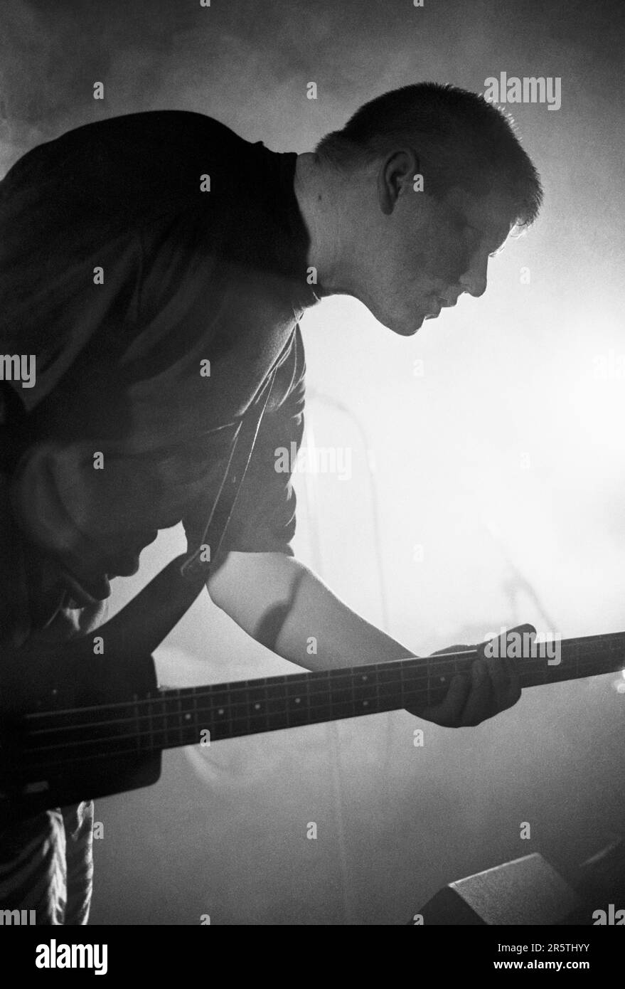 Le Selecter joue en direct à l'Université de Cardiff le 1 mars 1992. Photo: Rob Wartkins Banque D'Images
