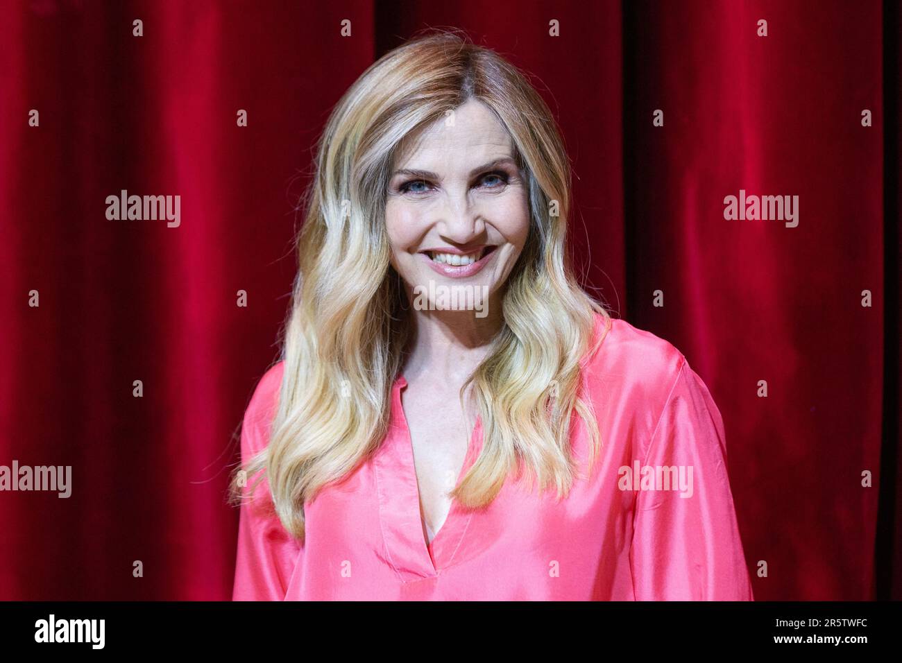 Rome, Italie. 05th juin 2023. Lorella Cuccarini participe à la séance photo de la présentation de la saison 2023/2024 du Théâtre de Brancaccio à Rome (photo de Matteo Nardone/Pacific Press) Credit: Pacific Press Media production Corp./Alay Live News Banque D'Images