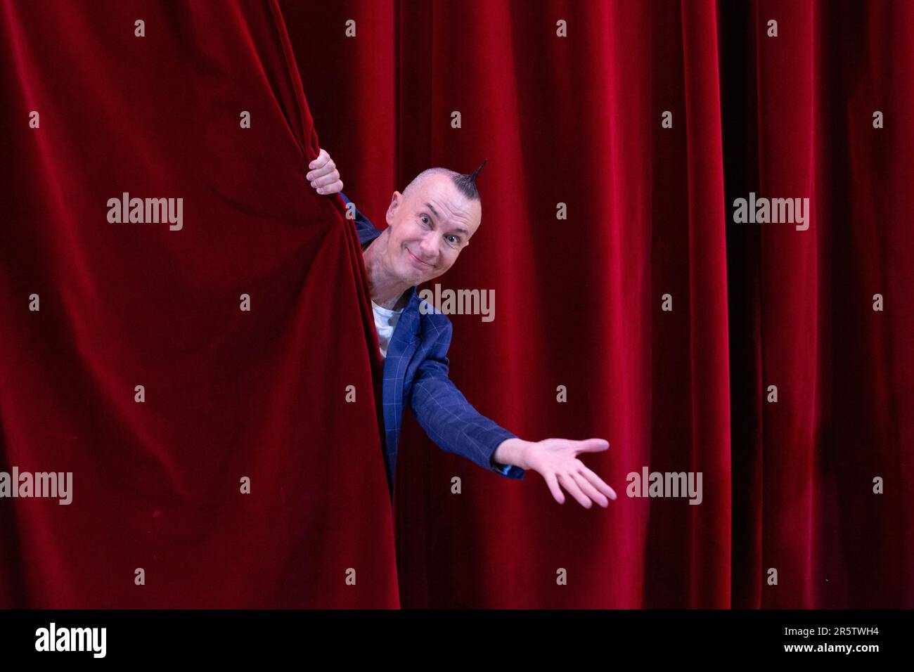 Rome, Italie. 05th juin 2023. Arturo Brachetti participe à la séance photo de la présentation de la saison 2023/2024 du Théâtre de Brancaccio à Rome (photo de Matteo Nardone/Pacific Press) crédit: Pacific Press Media production Corp./Alay Live News Banque D'Images