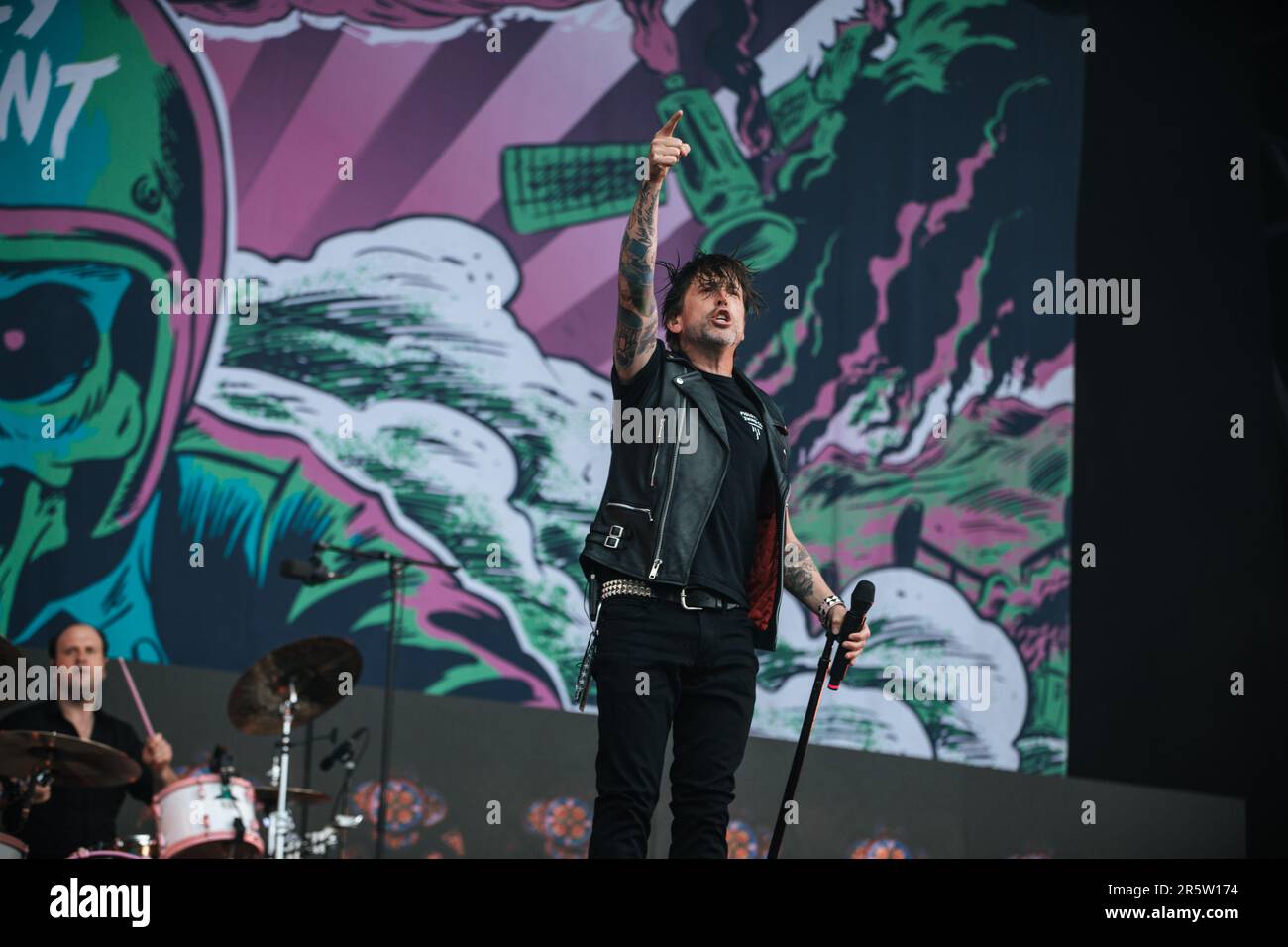 Billy Talent vit au Slam Dunk Festival, au nord de leeds, au royaume-uni, le 28th mai 2023. Banque D'Images