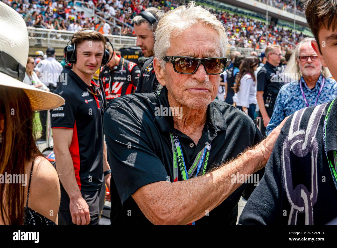 Barcelone, Espagne. 04th juin 2023. CIRCUIT DE BARCELONE-CATALUNYA, ESPAGNE - JUIN 04: Michael Kirk Douglas, lors du Grand Prix d'Espagne au circuit de Barcelone-Catalunya sur 04 juin 2023 à Montmelo, Espagne. (Photo de Michael Potts/BSR Agency) crédit: BSR Agency/Alay Live News Banque D'Images