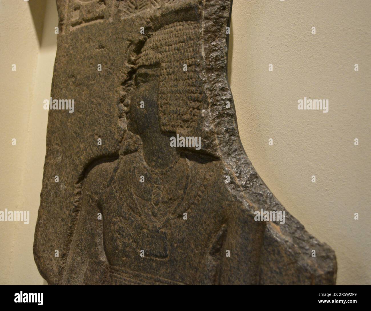 Relève d'archéologie égyptienne avec Onuris Shu, Walters Museum of Art, Baltimore USA Banque D'Images