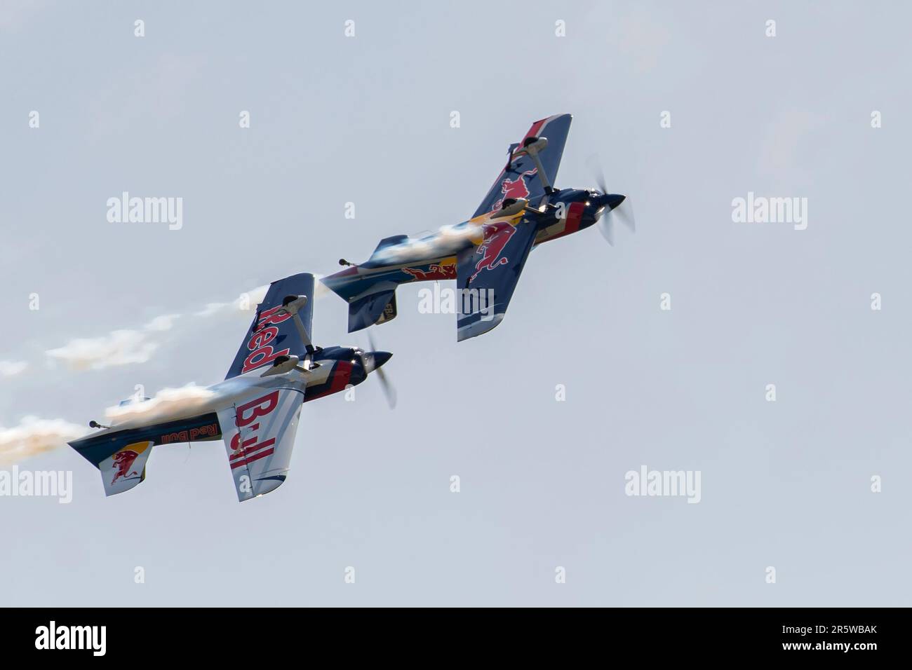 Flying Bulls au Pardubice Air Show 2023 à Pardubice, République Tchèque Banque D'Images