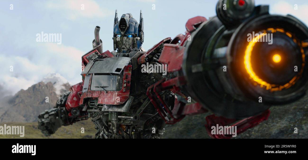 TRANSFORMATEURS MONTÉE DES BÊTES, Optimus Prime (voix Peter Cullen), 2023. © Paramount
