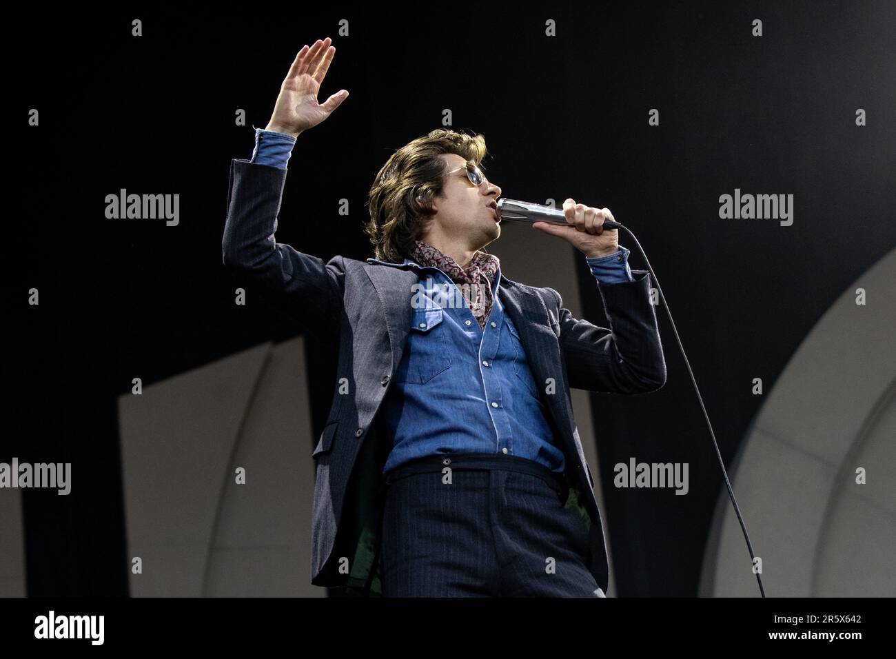 Middlesbrough, Royaume-Uni. 05th juin 2023. Middlesbrough, Royaume-Uni - Arctic Monkeys se produit au stade Riverside, à Middlesbrough, le 5th juin 2023. Crédit photo Jill O'Donnell/Alamy Live News. Pour usage éditorial uniquement. Credit: Jill ODonnell/Alay Live News Banque D'Images