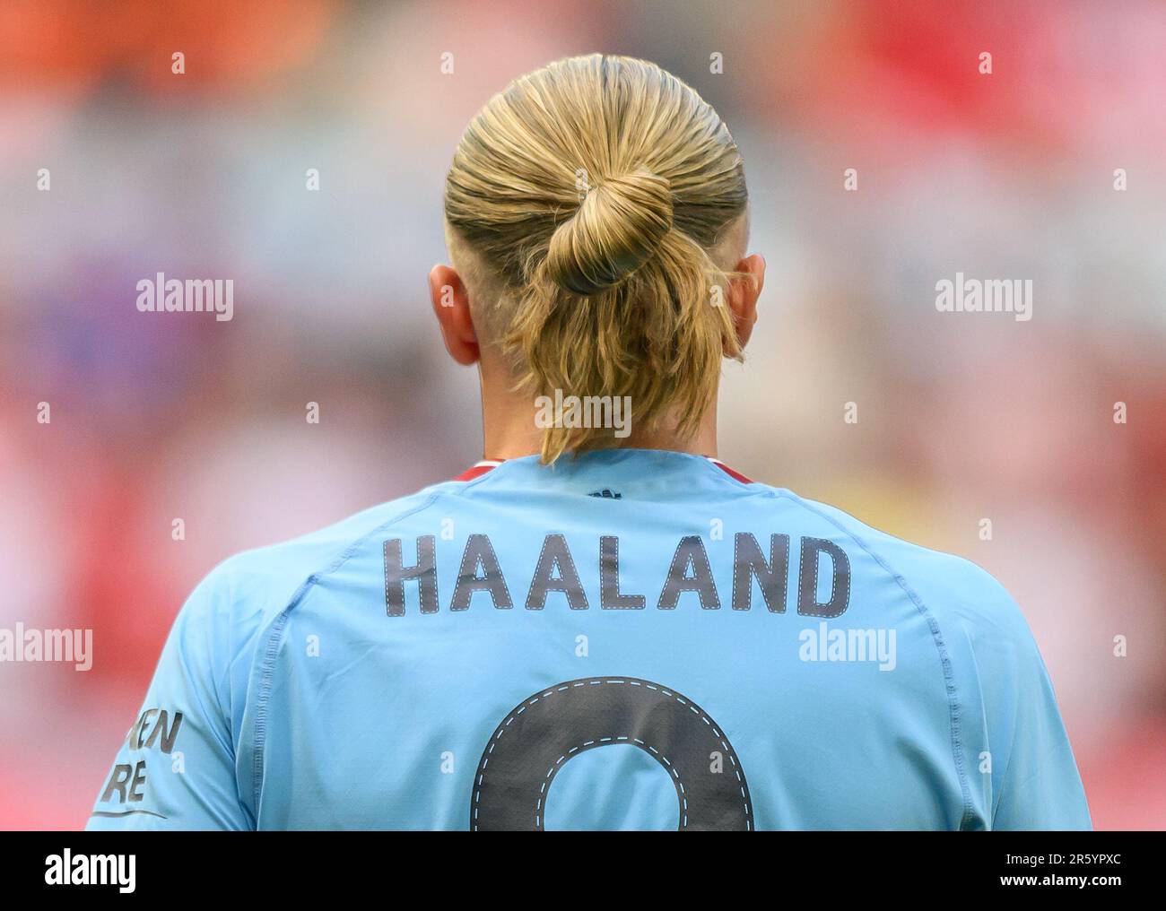 03 juin 2023 - Manchester City / Manchester United - Emirates FA Cup final - Wembley Stadium Erling Haaland de Manchester City lors de la finale de la FA Cup 2023. Image : Mark pain / Alamy Live News Banque D'Images
