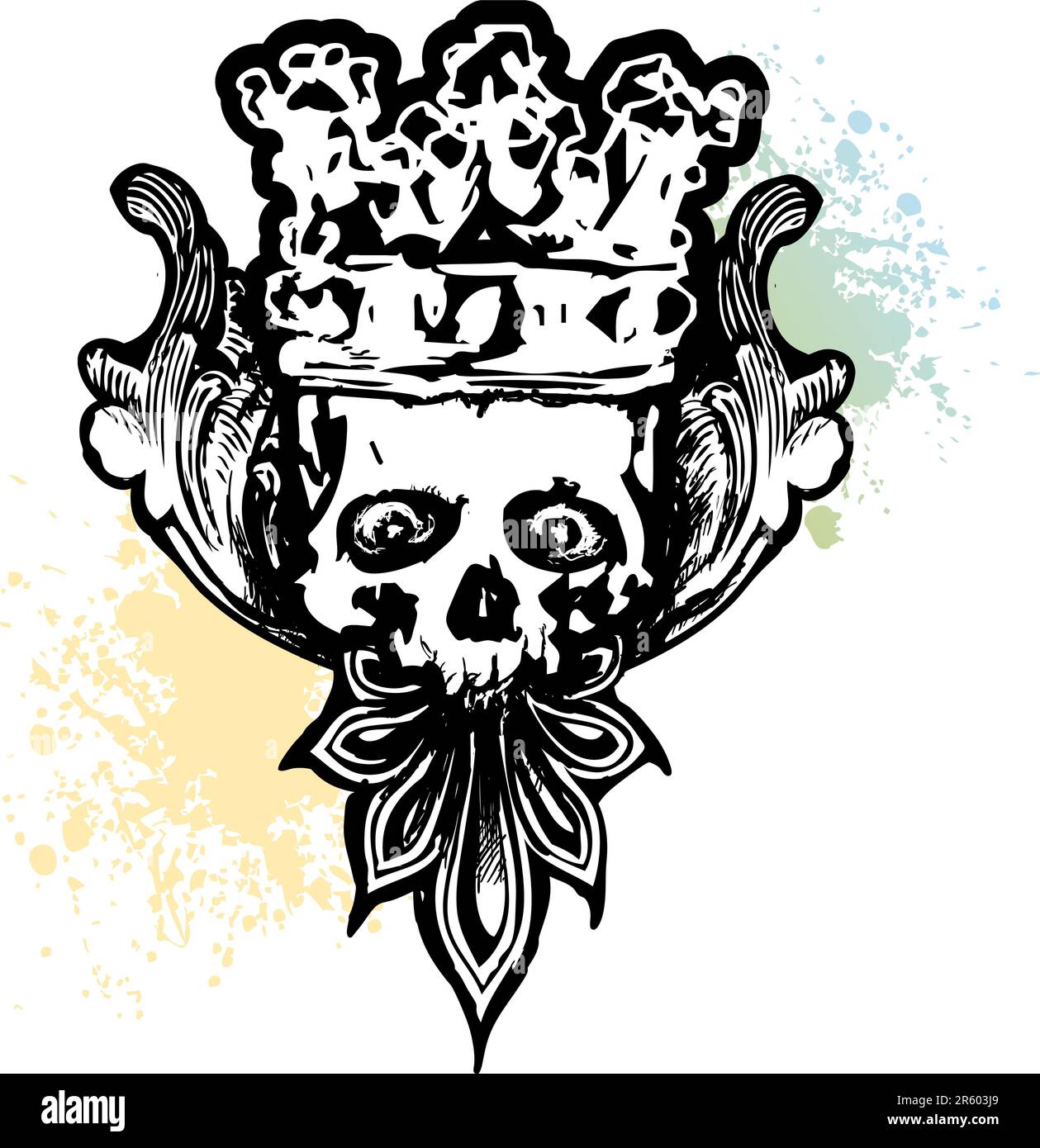 Idéal pour les arrière-plans, les illustrations et les vêtements Illustration de Vecteur