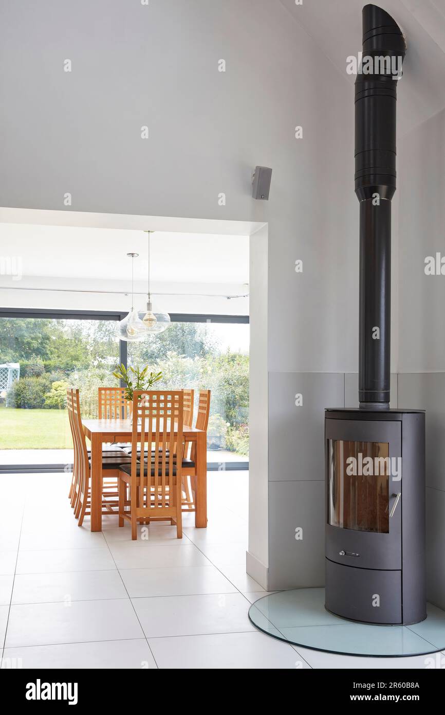 brûleur à bois Banque D'Images