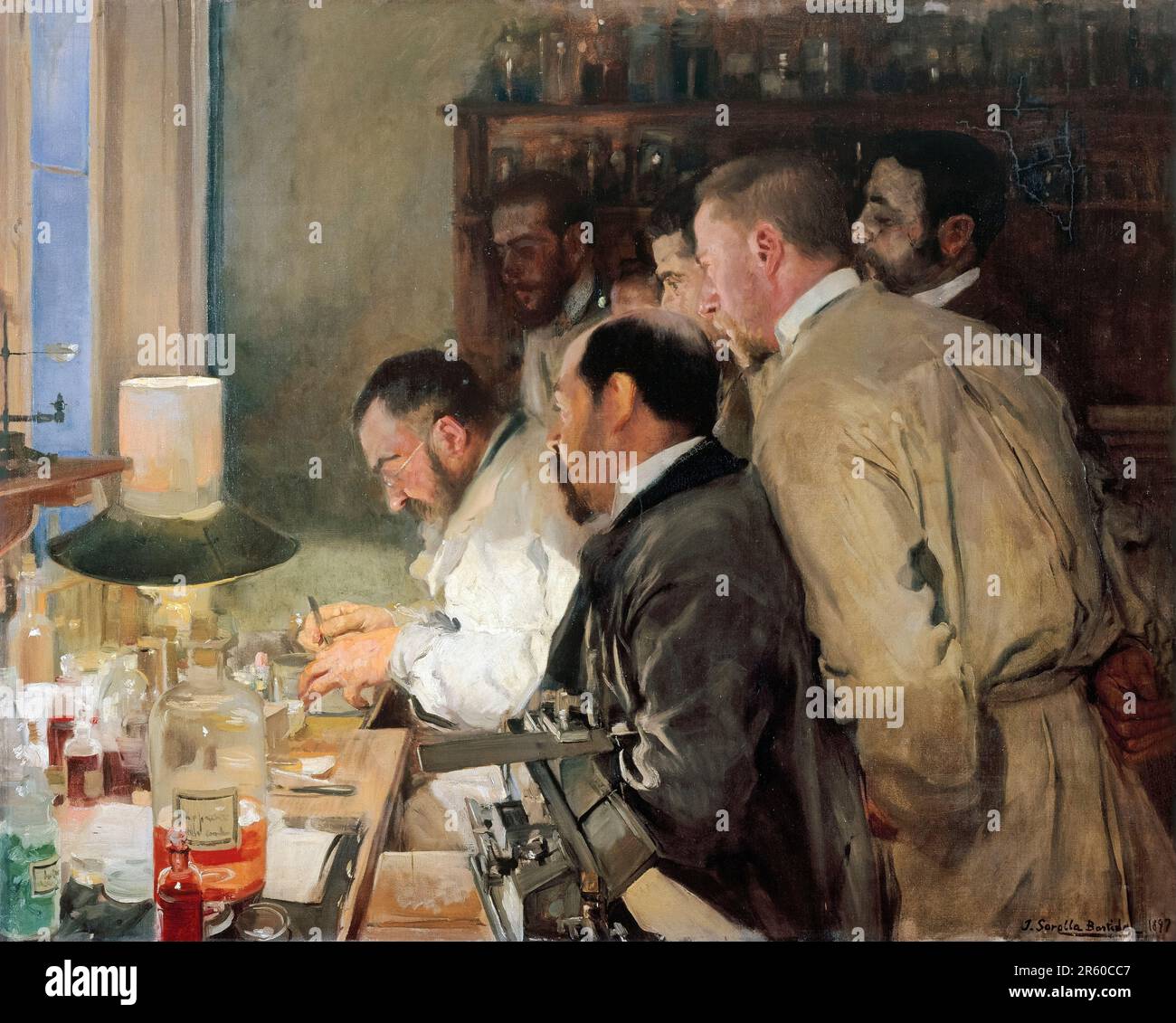 Joaquín Sorolla, recherche, peinture à l'huile sur toile, 1897 Banque D'Images