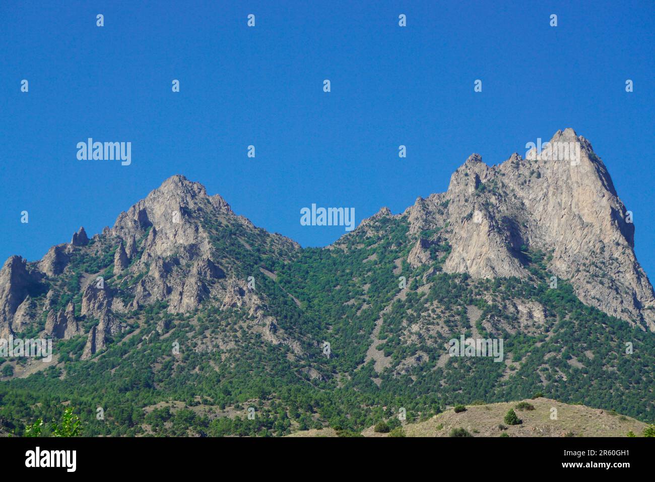 Montagnes à Eskisehir Saricakaya Turquie Banque D'Images