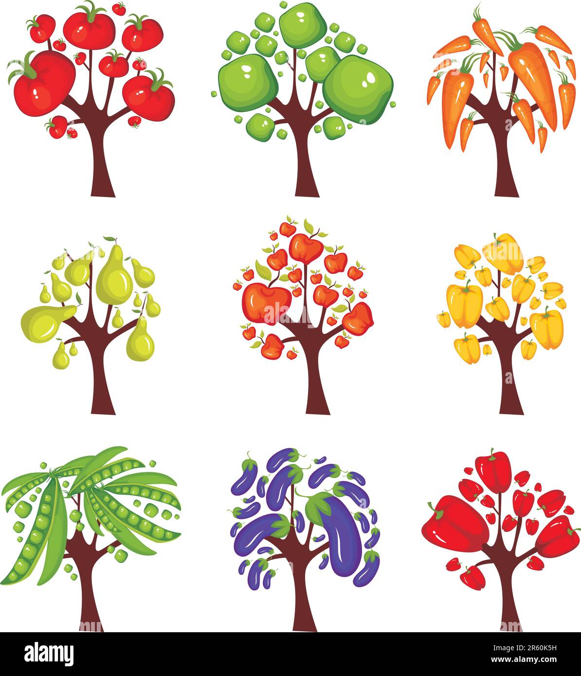 arbre de fantaisie Illustration de Vecteur