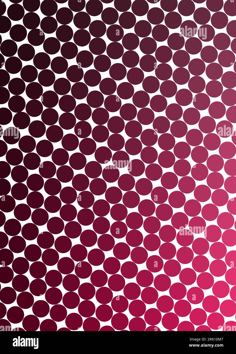 Arrière-plan abstrait en pointillés rouges, vecteur modifiable eps 8 Illustration de Vecteur
