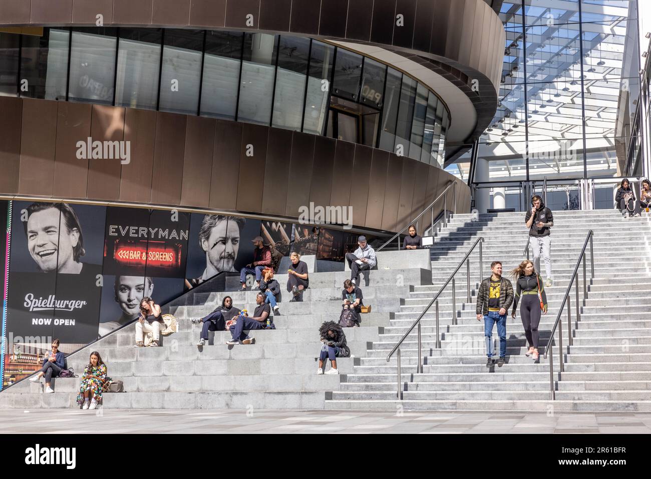 L'entrée arrière du quartier St James à Édimbourg Banque D'Images
