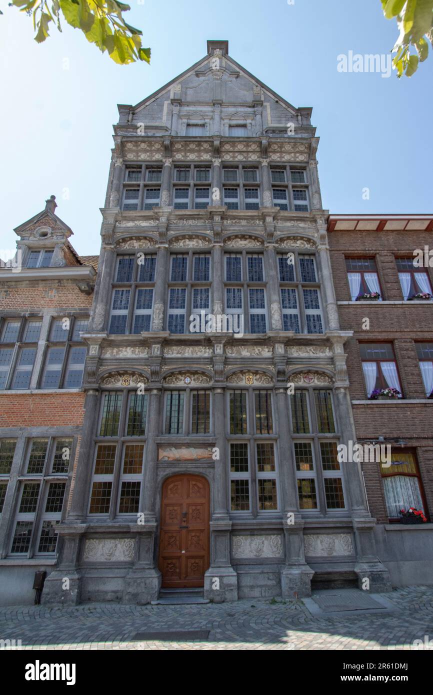 La Maison du saumon, à l'origine la guilde des pêcheurs de Mechelen, Belgique Banque D'Images