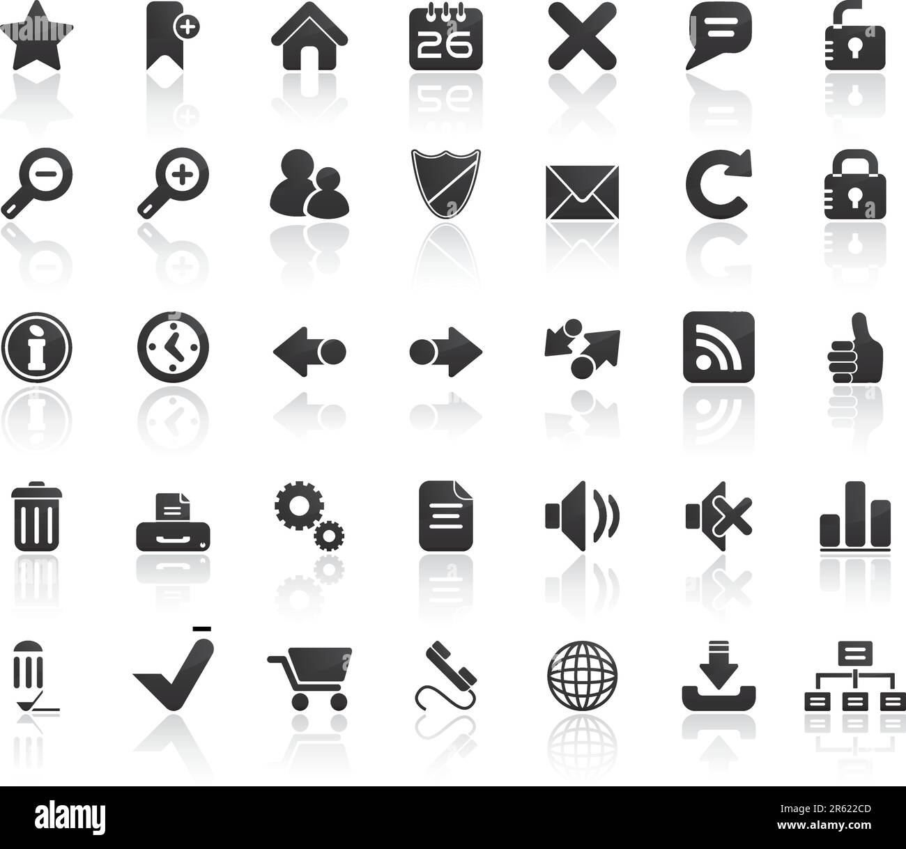 Jeu d'icônes Web. Image vectorielle facile à modifier. Illustration de Vecteur