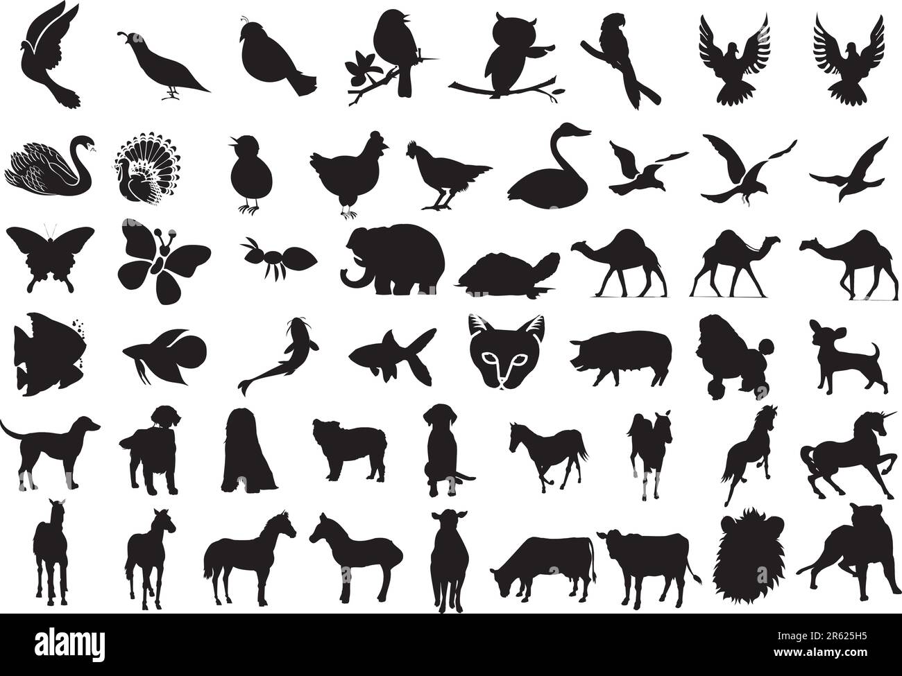 100 icon Set 2 Illustration de Vecteur