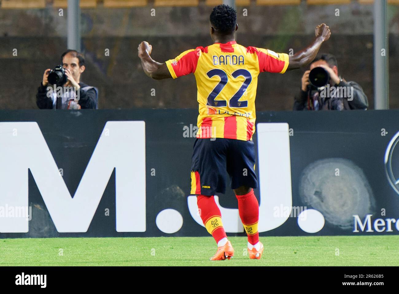 Via Del Mare stade, Lecce, Italie, 04 juin 2023, Lameck Banda (US Lecce