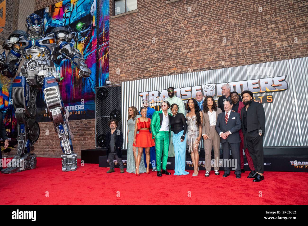 Transformers la montée des bêtes New York City Red Carpet et première au Kings Theatre à Brooklyn - Talent photo Banque D'Images