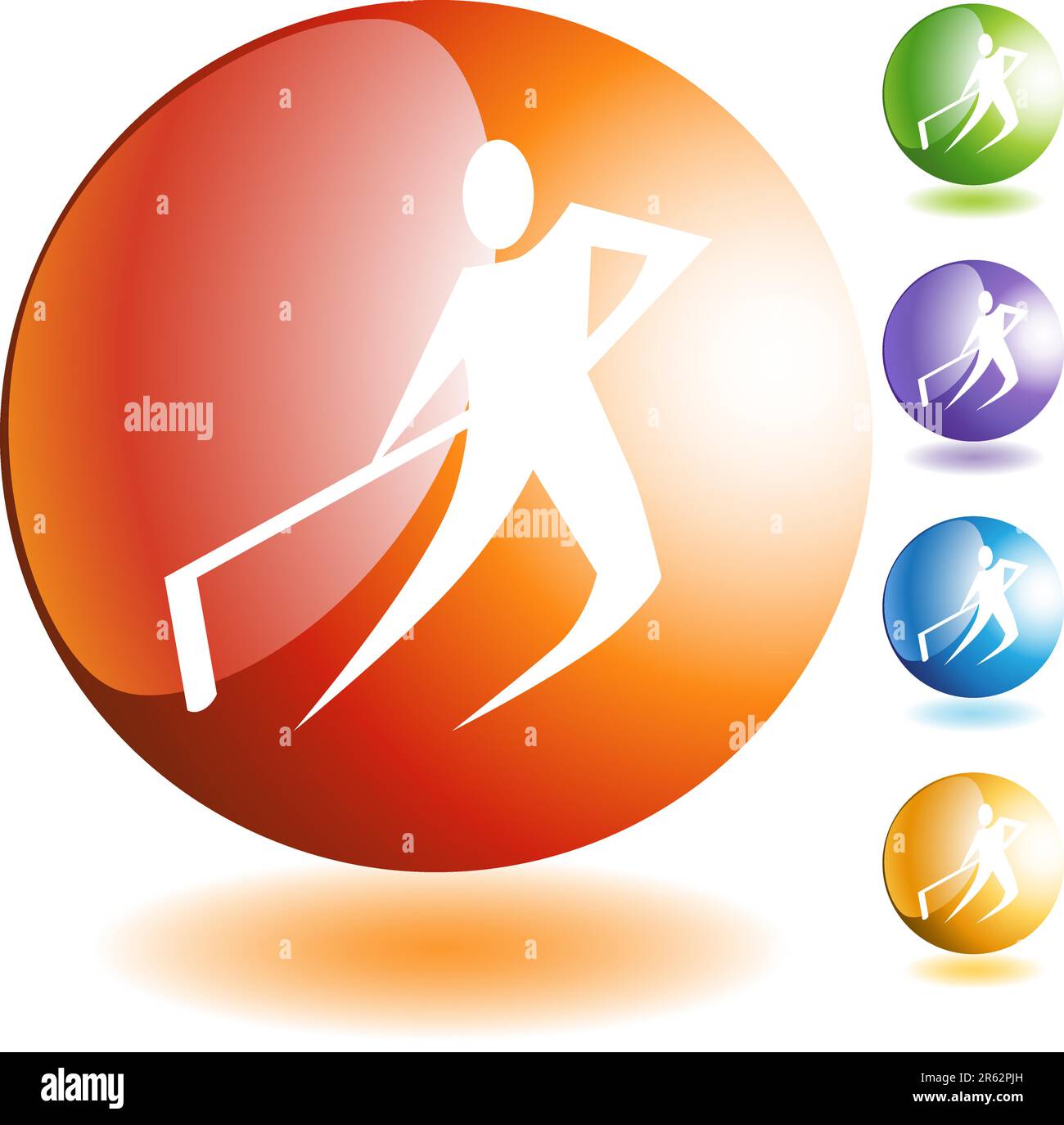 Icône de hockey icône de toile isolée sur un fond. Illustration de Vecteur