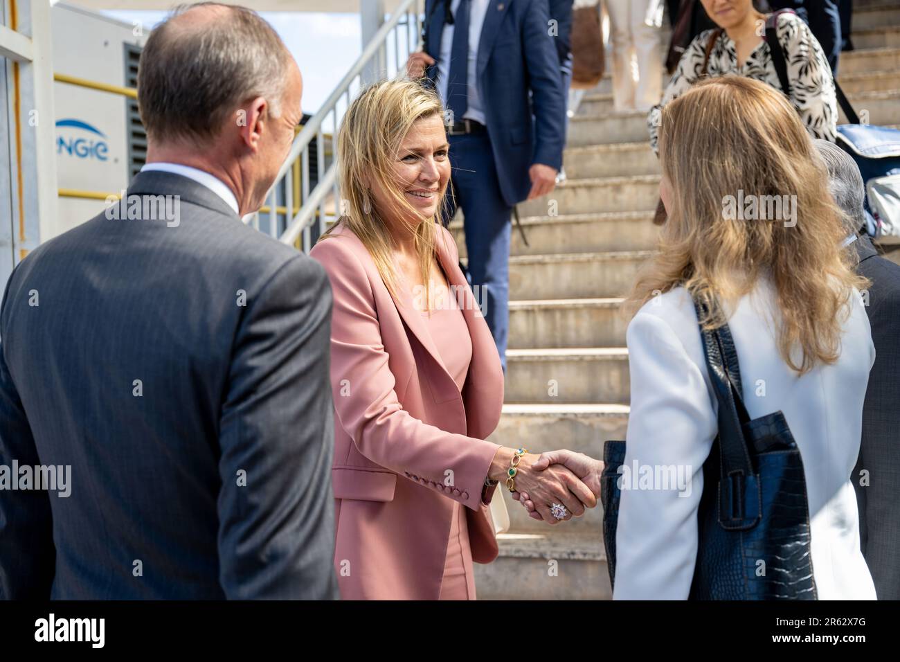 Brasilia, Brésil. 06th juin 2023. La reine Maxima lors d'une visite au ministère des Finances à Brasilia, le deuxième jour d'une visite de trois jours au Brésil en tant qu'avocat spécial du Secrétaire général de l'ONU pour le financement inclusif pour le développement (UNSGSA). (Photo de DPPA/Sipa USA) crédit: SIPA US/Alay Live News Banque D'Images