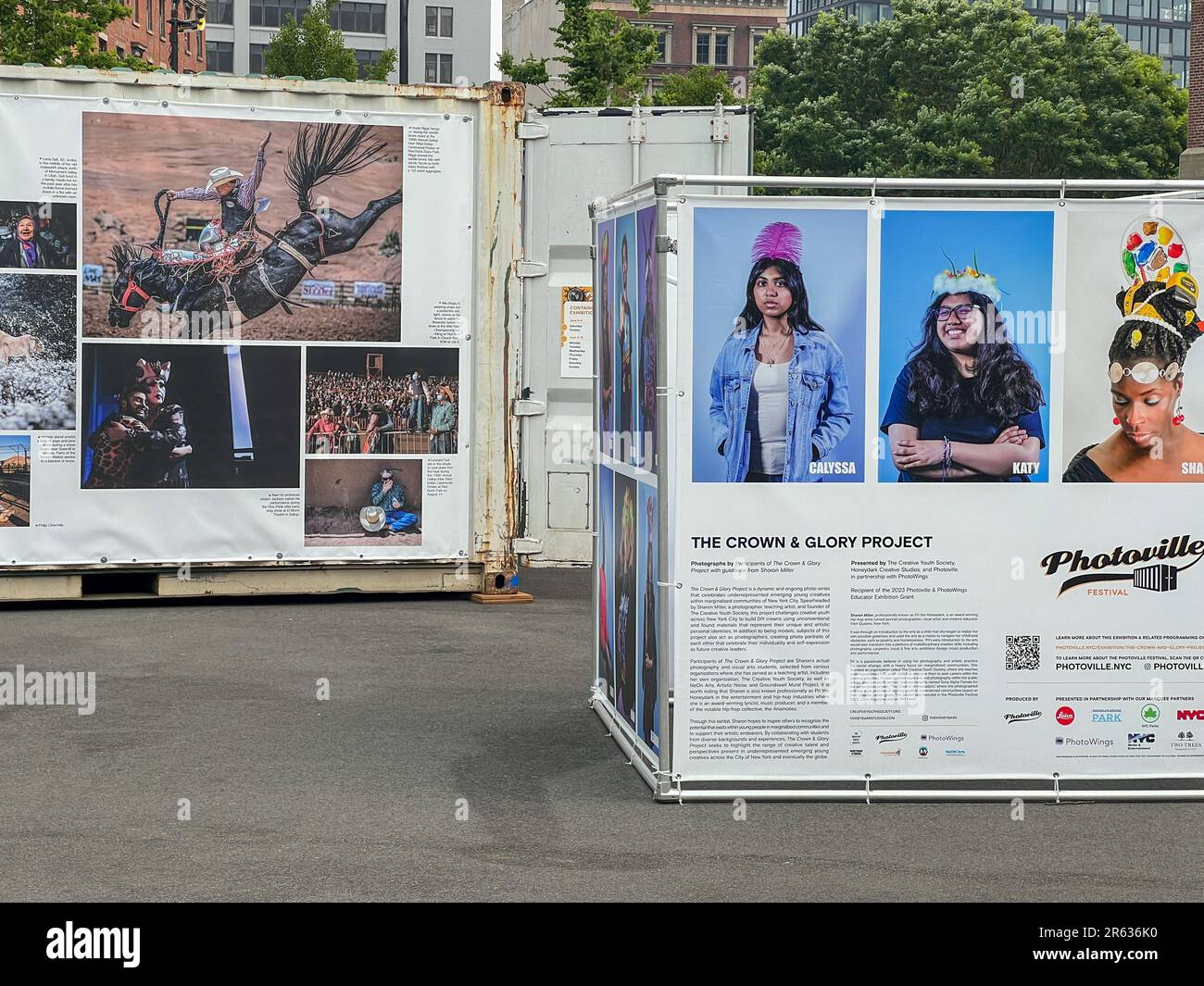 New York, États-Unis. 6th juin 2023. Le festival de photo annuel, Photoville, est retourné sous le pont de Brooklyn à New York. Crédit : Ryan Rahman/Alay Live News Banque D'Images