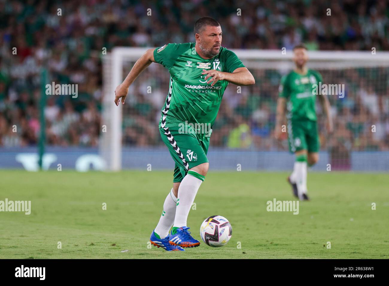 Séville, Espagne. 6th juin 2023. Diego Tristan court avec le ballon pendant le match de Joaquin Sanchez hommage à l'Estadio Benito Villamarin sur 06 juin 2023 à Séville, Espagne. (Credit image: © Jose Luis Contreras/DAX via ZUMA Press Wire) USAGE ÉDITORIAL SEULEMENT! Non destiné À un usage commercial ! Banque D'Images