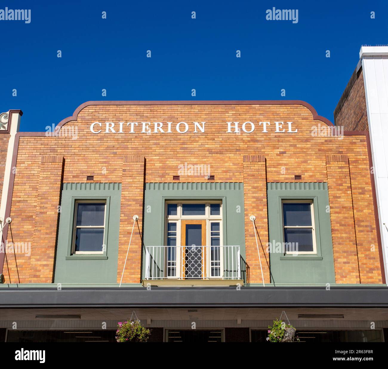 Vestiges de l'ancien Criterion Hotel sur Russell Street à Toowoomba, Queensland, Australie Banque D'Images
