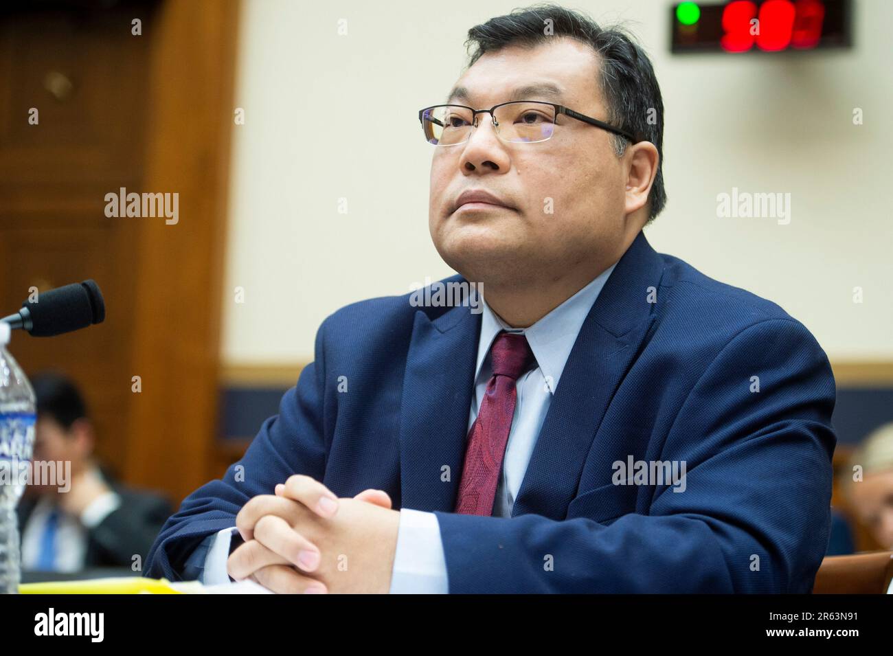 Washington, Vereinigte Staaten. 06th juin 2023. John Schu, procureur et commentateur juridique, comparaît devant une commission de la Chambre sur la magistrature | sous-commission sur la Constitution et l'audience limitée du gouvernement âGovernment litige et la nécessité de Reformâ dans le bureau de Rayburn House à Washington, DC, mardi, 6 juin 2023. Credit: Rod Lamkey/CNP/dpa/Alay Live News Banque D'Images