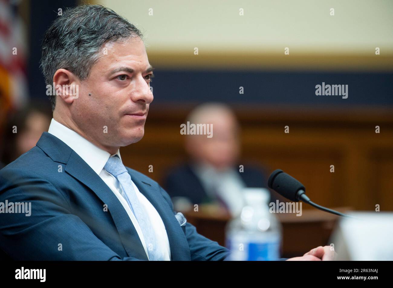 Washington, Vereinigte Staaten. 06th juin 2023. Andrew Grossman, associé, Baker Hostetler, comparaît devant une commission de la Chambre sur la magistrature | sous-commission sur la Constitution et l'audience limitée de gouvernement âGovernment litige et la nécessité de Reformâ dans le bâtiment de bureau de Rayburn House à Washington, DC, mardi, 6 juin 2023. Credit: Rod Lamkey/CNP/dpa/Alay Live News Banque D'Images