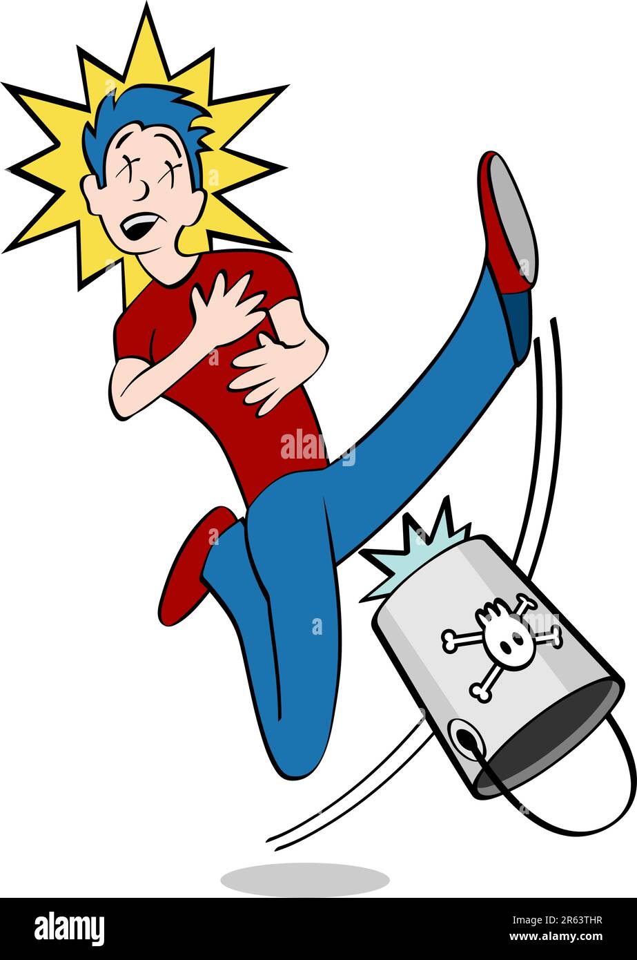 Kick the bucket Banque d'images vectorielles Alamy