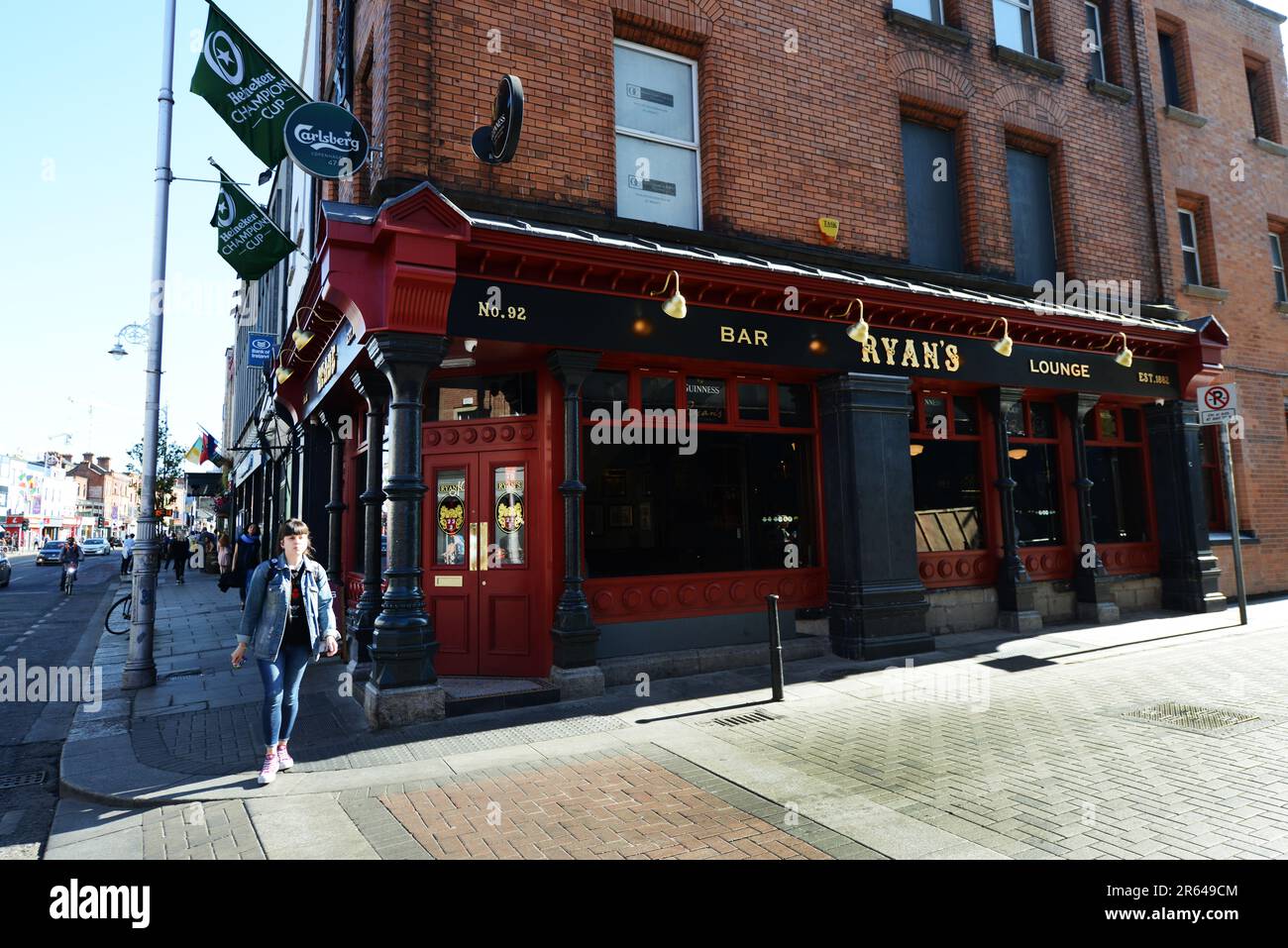 Ryan's Bar sur Camden Street Lower, Dublin, Irlande. Banque D'Images
