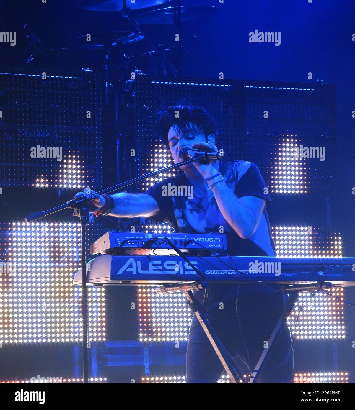 Gary Numan, Splinter Tour UK Leg gig, se produit à la Manchester Academy 20131114, Oxford Road, Angleterre, Royaume-Uni, M13 9PR Banque D'Images