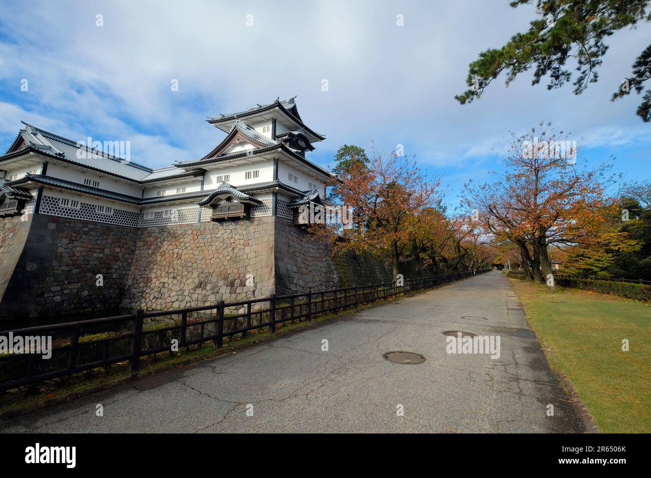 Tour Hishi du château de Kanazawa Banque D'Images