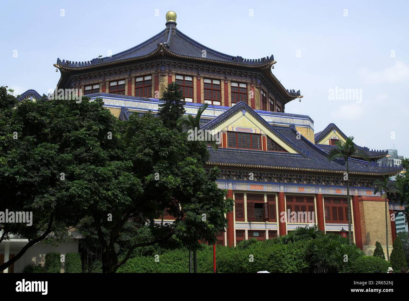 广州市 中國 Guangzhou, Chine; Sun Yat-sen Memorial Hall; 中山纪念堂 Memorial de Sun Yat-sen; Sala Pamięci Sun Yat-sena 孫文記念館 Sun Yat-sen-Gedächtnishalle 2010 Banque D'Images