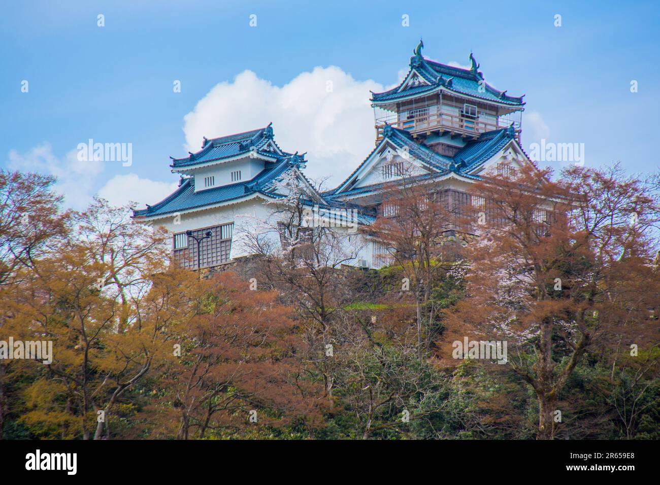 Le grand et petit garde du château d'Ono Banque D'Images