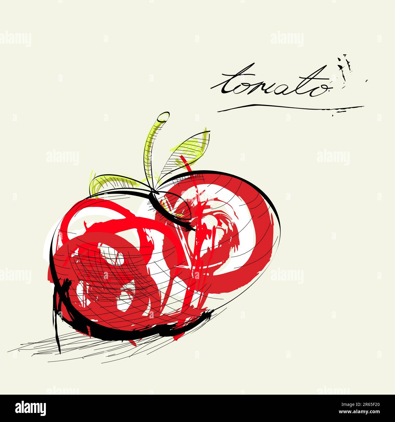 Tomate Illustration de Vecteur