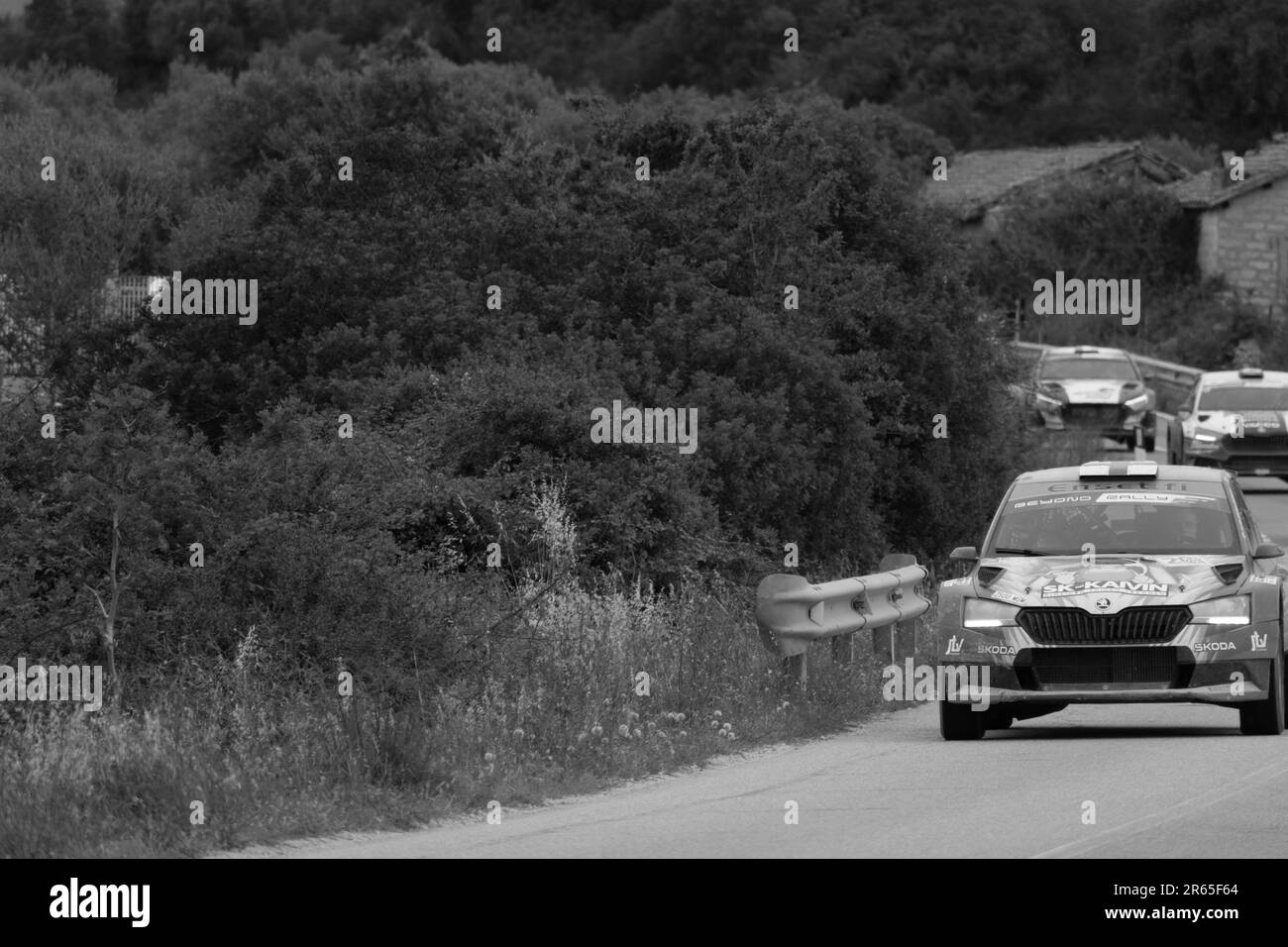 Olbia , Italie - 02-06-2023: WCR Rally Italie SARDAIGNE MÊME VOITURE DE COURSE Banque D'Images
