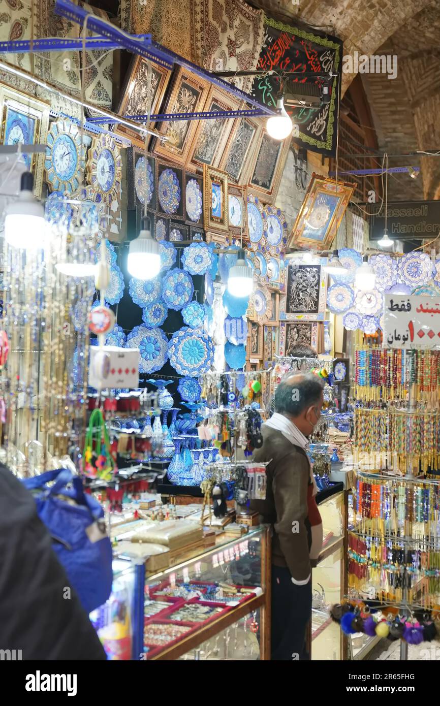 Boutique d'artisanat isfahan-Iran Banque D'Images