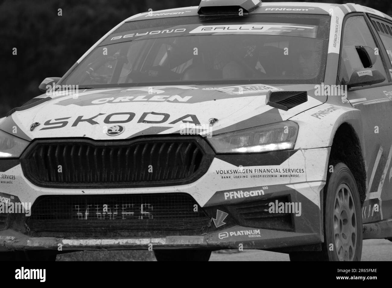 Olbia , Italie - 02-06-2023: WCR Rally Italie SARDAIGNE MÊME VOITURE DE COURSE Banque D'Images